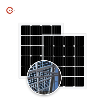 Modul-Mini-kundenspezifischer Bifacial transparenter Sonnenkollektor 100W des Haushalts-BIPV