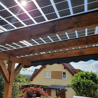 Grad-Solarzellen-hohe Leistungsfähigkeit Rixin kundenspezifischer BIPV Modul-A transparenter photo-voltaischer Sunroom