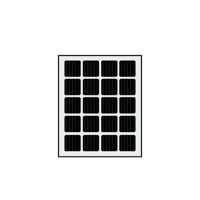 Bifacial BIPV Komponenten der 105 Watt-errichtende integrierten Sonnenkollektor-
