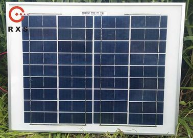 polykristalline kundenspezifische Sonnenkollektoren 15W mit 3.2mm niedriges Eisen-ausgeglichenem Glas
