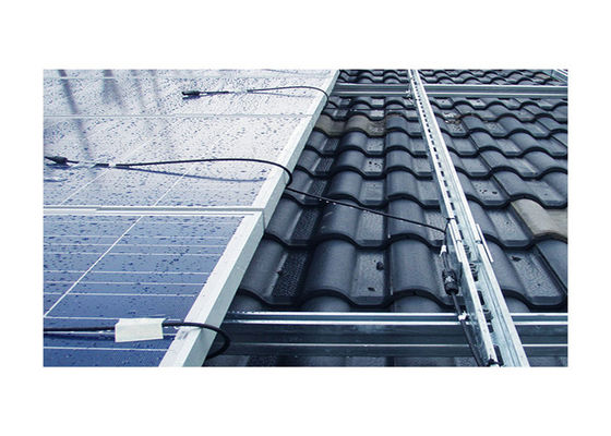 Justierbare Bifacial Sonnenkollektoren PV wickeln Last kein PID-Solarmodul-Dachspitzen-System
