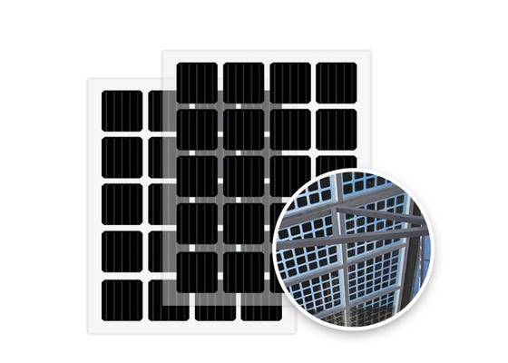 Monokristallines Bifacial BIPV-Sonnenkollektor-Selbstreinigungs-überzogenes Glas für Dach
