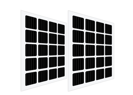 Transparentes monokristallines PV Modul-Bifacial Sonnenkollektor Rixin für Dach