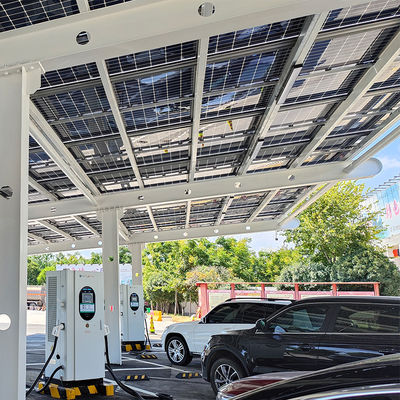 Autobahn-Solarauto-Ladestation BIPV-Modul Solar-Carport-System